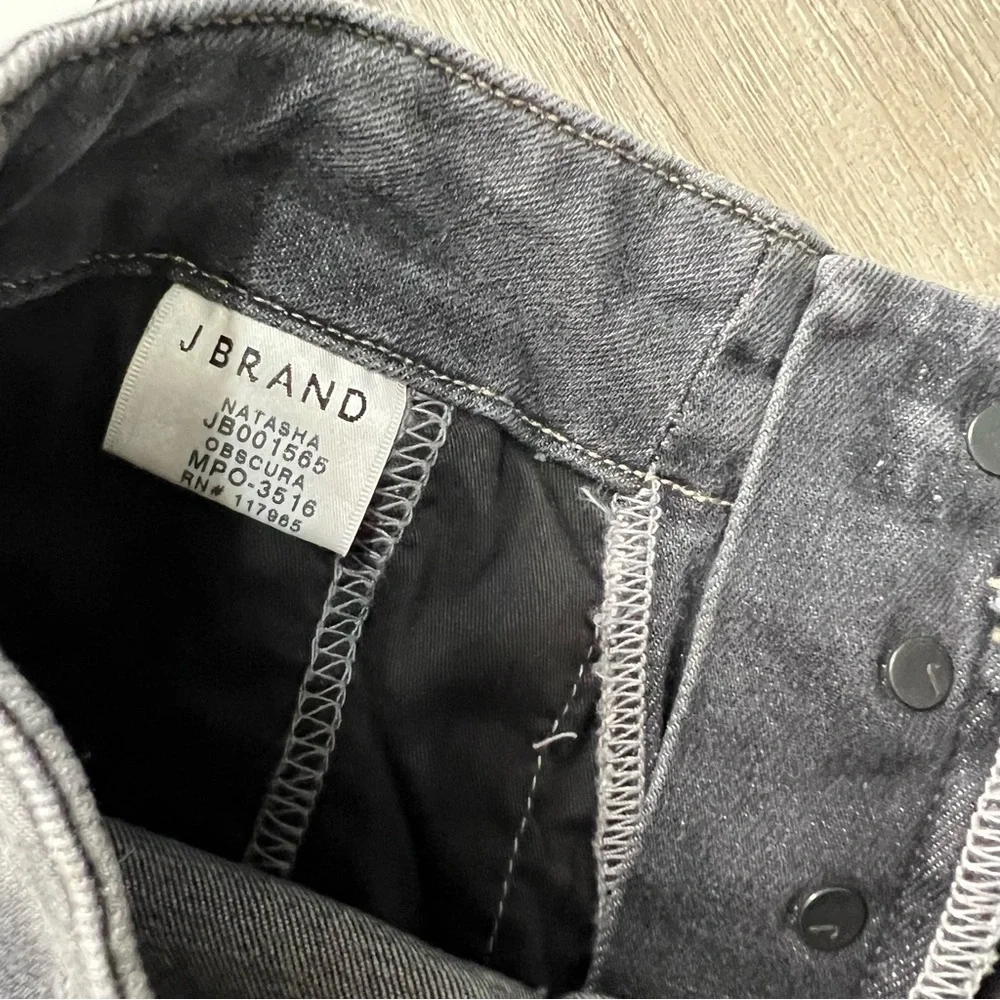 NWT J Brand Natasha Obsucra Sky High Super Skinny Denim Jeans Ankle Crop 26 - Picture 9 of 14